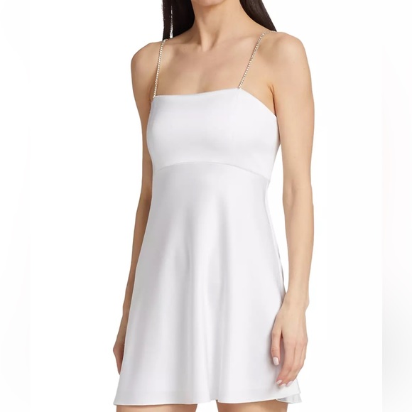 Alice + Olivia Sutton Crystal-Embellished Minidress NWT - Picture 4 of 7